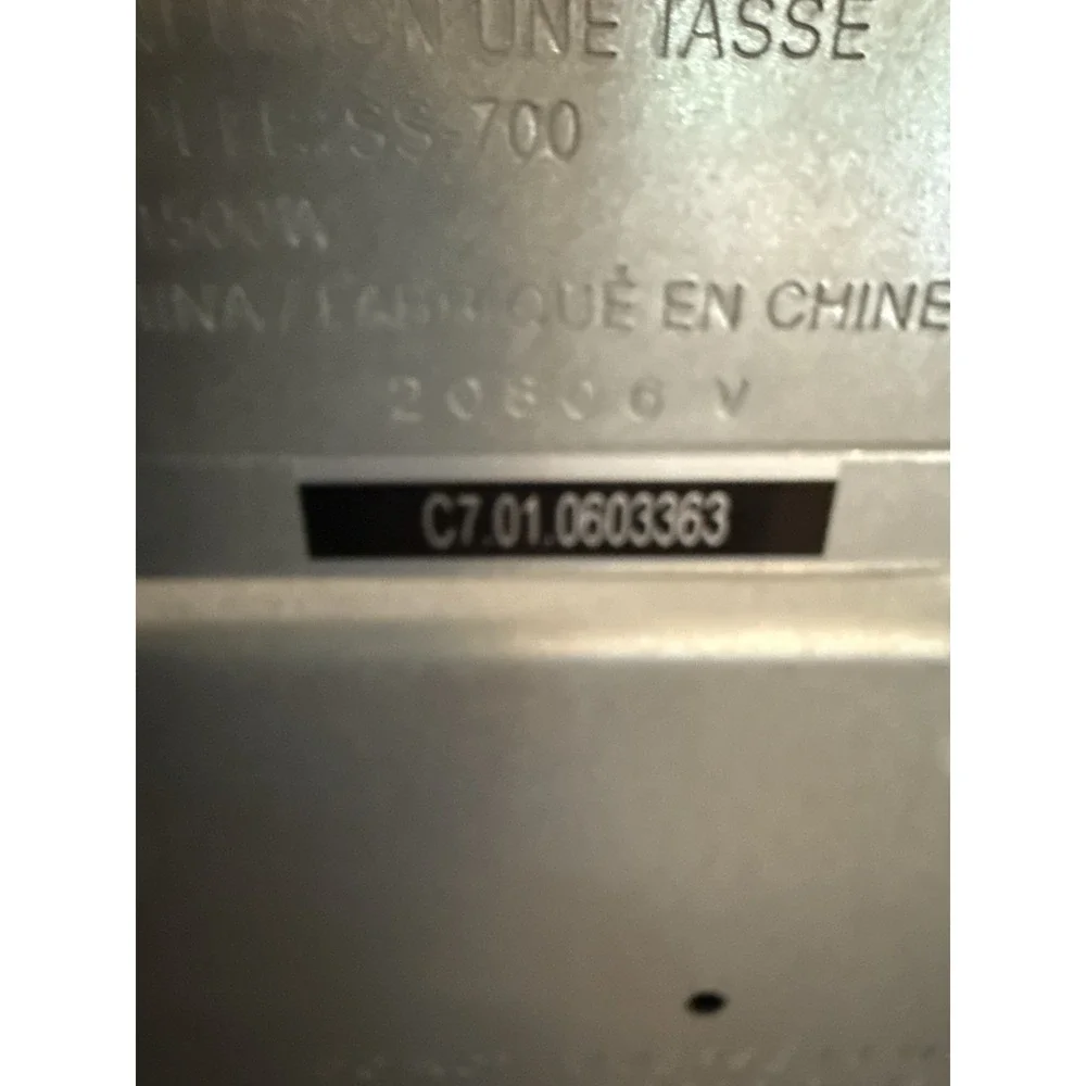 Cuisinart Single-Serve silver Brewing System (Model SS-700 bottom Cup Rack